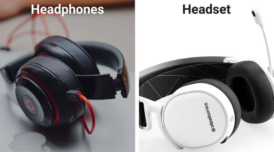 Headphones vs Headset differences
