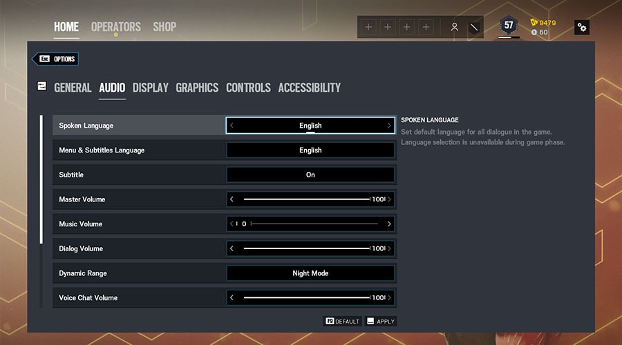 rainbow six siege sound settings