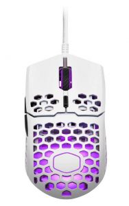 Picture of the Cooler Master MM711 as one of the best white gaming mouse in 2021.