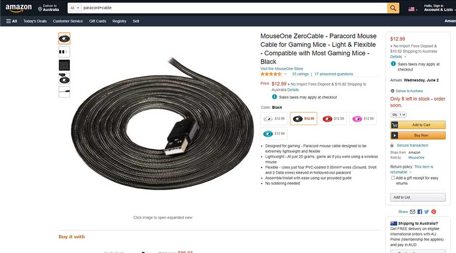 amazon paracord cables 1