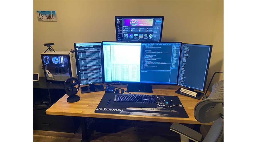 An example of a home office setup.