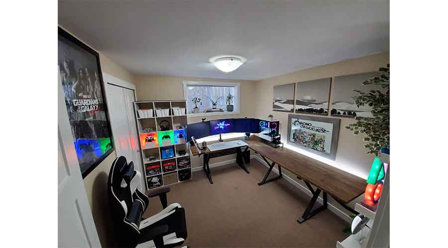 5. gaming consoles room