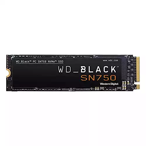 WD BLACK 2TB SN750 NVMe SSD