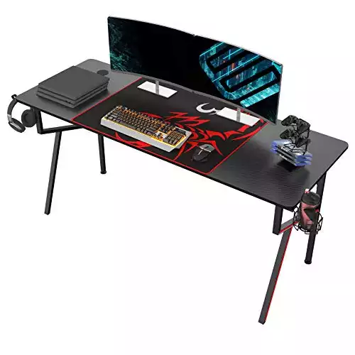 EUREKA ERGONOMIC K-Shaped Gaming Desk